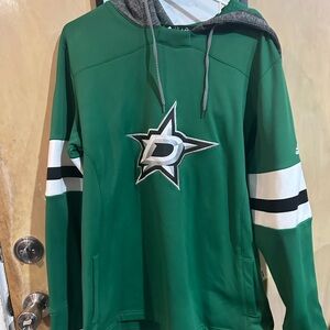 Adidas Green Hoodie with Dallas Stars Logo